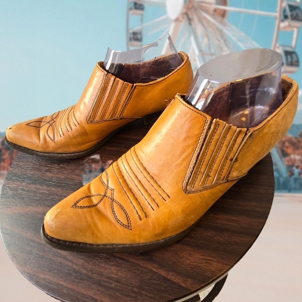 Ranchero Vintage Ankle Boots - Size 8